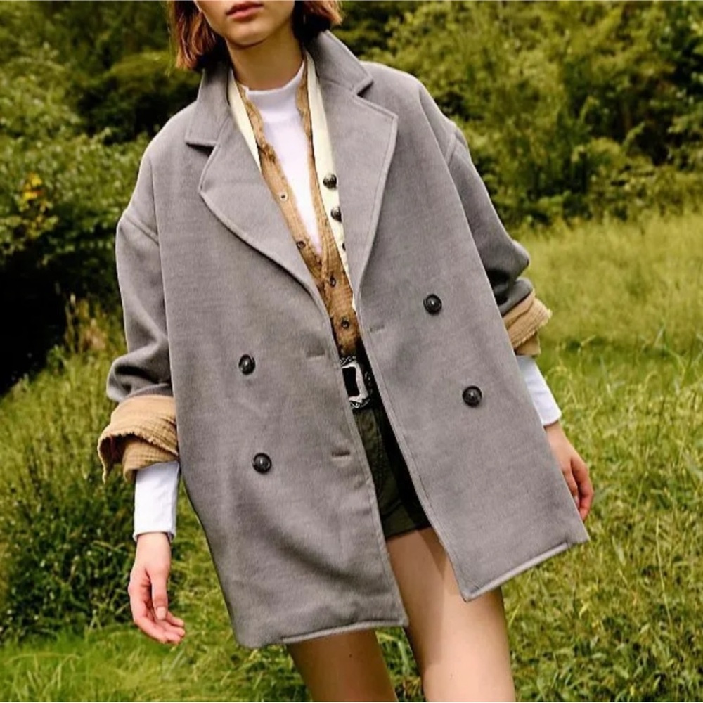 Free People Hannah Slouchy Blazer